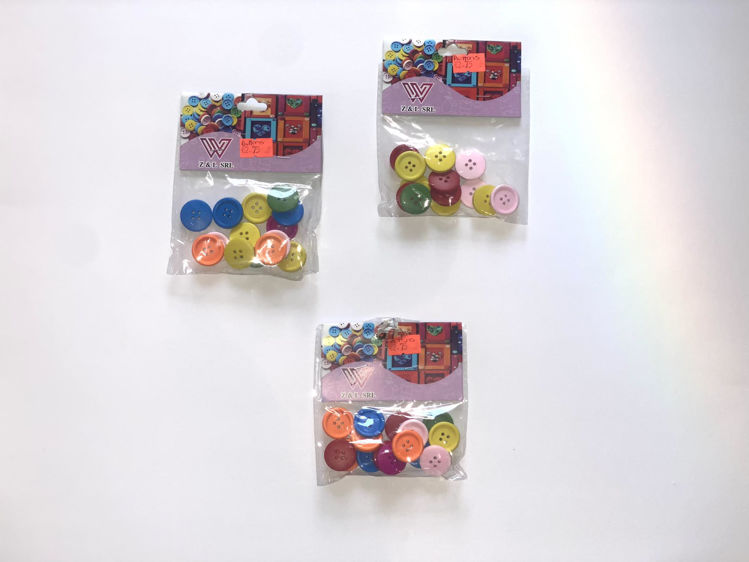 Picture of 601018- 1 PACK OF COLORED BUTTONS